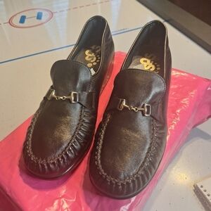 SAS Metro Black Leather Loafers Women's Shoes. Size 11 M